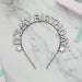 Product photo of Monochrome 'It's My Birthday' Metal Headband — a Hootyballoo party product shown on a plain background.