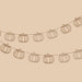 Product photo of Pumpkin Wooden Garland 2m — a Hootyballoo party product shown on a plain background.