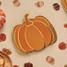 Product photo of Pumpkin Paper Plates - Pack of 8 — a Hootyballoo party product shown on a plain background.