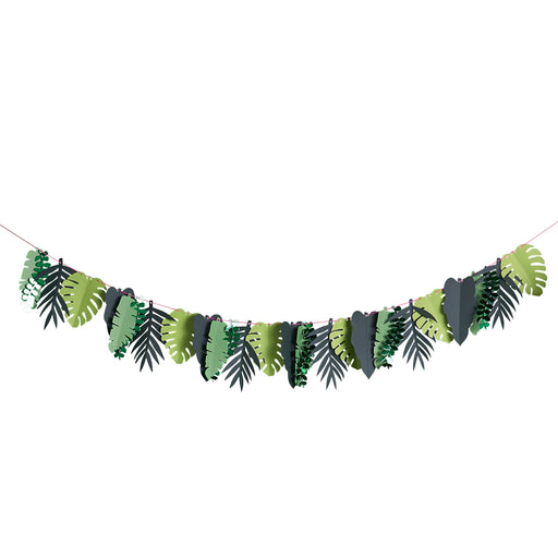 Tropic Leaf Card Garland 2m | 1ct