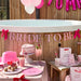 Product photo of Bride to be Card Banner With Pink Satin Bows 2m — a Hootyballoo party product shown on a plain background.