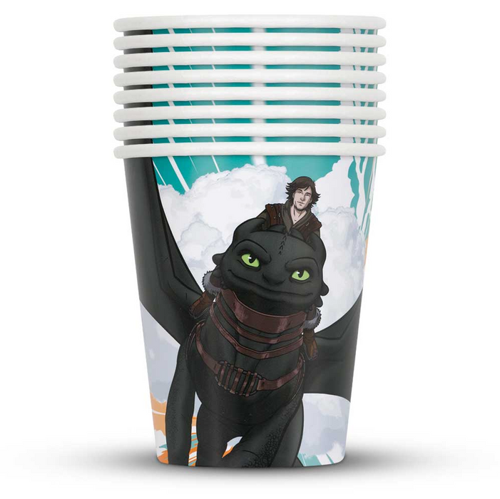 How to Train Your Dragon Paper Cups 9oz | 8ct