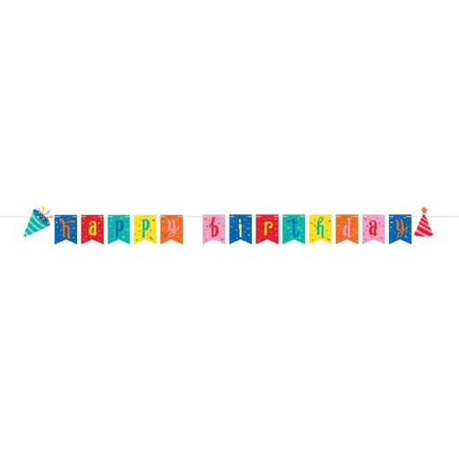 Hats Off B-Day Banner | 1ct