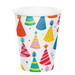 Hats Off B-Day Paper Cups 9oz | 8ct
