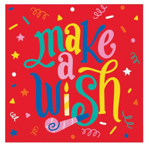Hats Off B-Day Lunch Napkins | 16ct