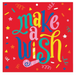 Hats Off B-Day Lunch Napkins | 16ct