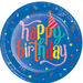 Hats Off B-Day Paper Plates 9in | 8ct