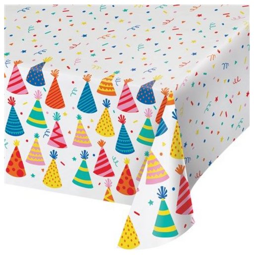 Hats Off B-Day Paper Tablecover | 1ct