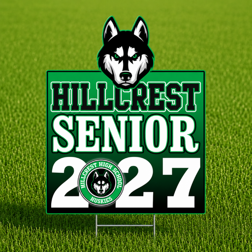 Hillcrest High School 2027 SR Yard Sign 18"x24" | 1ct