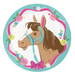 Horse Charm Paper Plates 7in | 8ct
