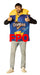 Full-length product photo of the Doritos Cool Ranch Open Bag Costume, a soft wear-it Rasta Imposta doritos cool ranch open bag costume worn by an adult, shown against a plain white background — a fun dress-up piece for Halloween and costume parties.