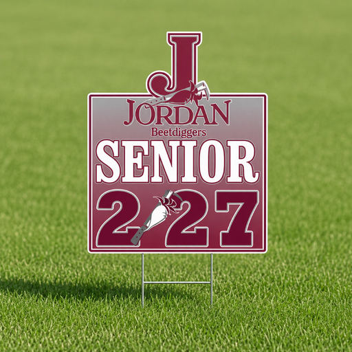 Jordan High School 2027 SR Yard Sign 22'x28" | 1ct