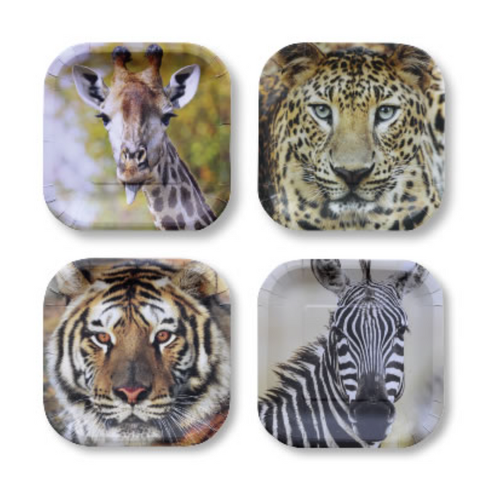 Jungle Print Paper Plates 7" | 8ct