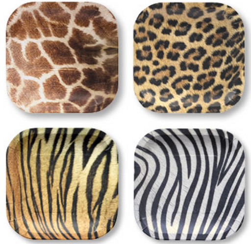 Jungle Print Paper Plates 9" | 8ct