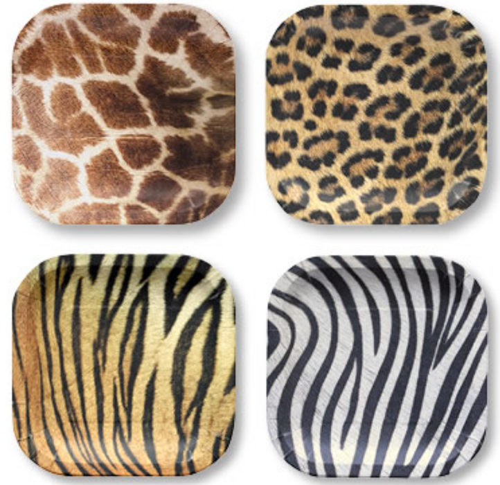 Jungle Print Paper Plates 9" | 8ct