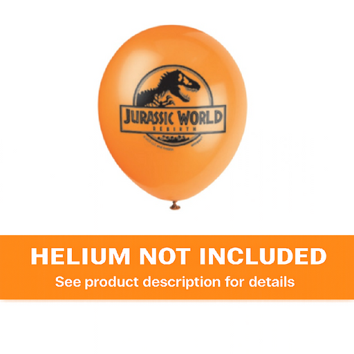 Assorted Jurassic World Rebirth Latex Balloon Pack 12in | 8ct
