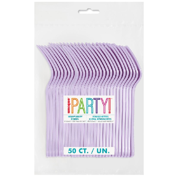 Lavender Premium Forks | 50ct