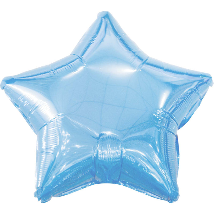 18" Light Blue Star Mylar | 1ct