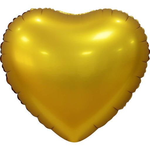 18" Matte Gold Heart Mylar | 1ct