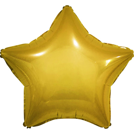 18" Matte Gold Star Mylar | 1ct