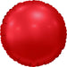 18" Matte Red Round | 1ct