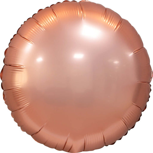 18" Matte Rose Gold Round Mylar | 1ct