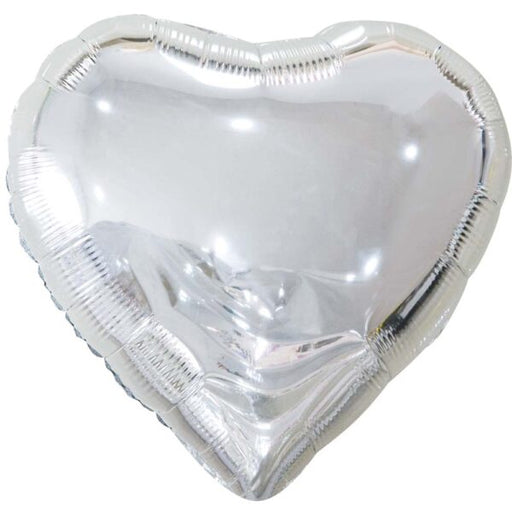 18" Silver Heart Mylar | 1ct