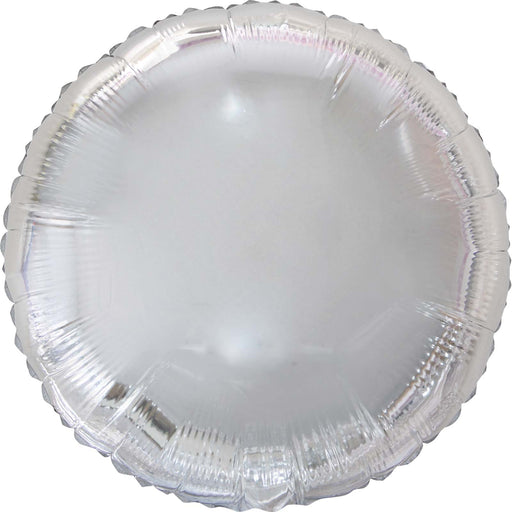 18" Silver Round Mylar | 1ct