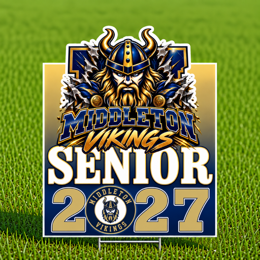 Middleton High School 2027 SR Yard Sign 22"x28" | 1ct