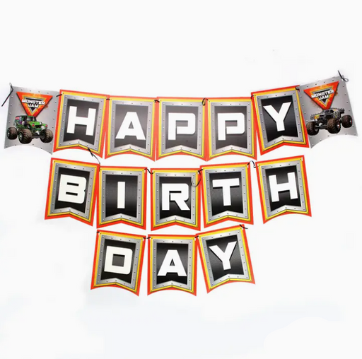 Monster Jam B-Day Banner | 1ct