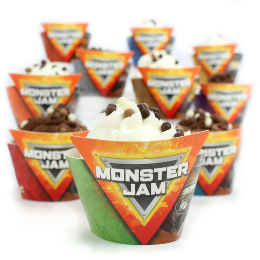 Monster Jam Cupcake Wrappers | 12ct