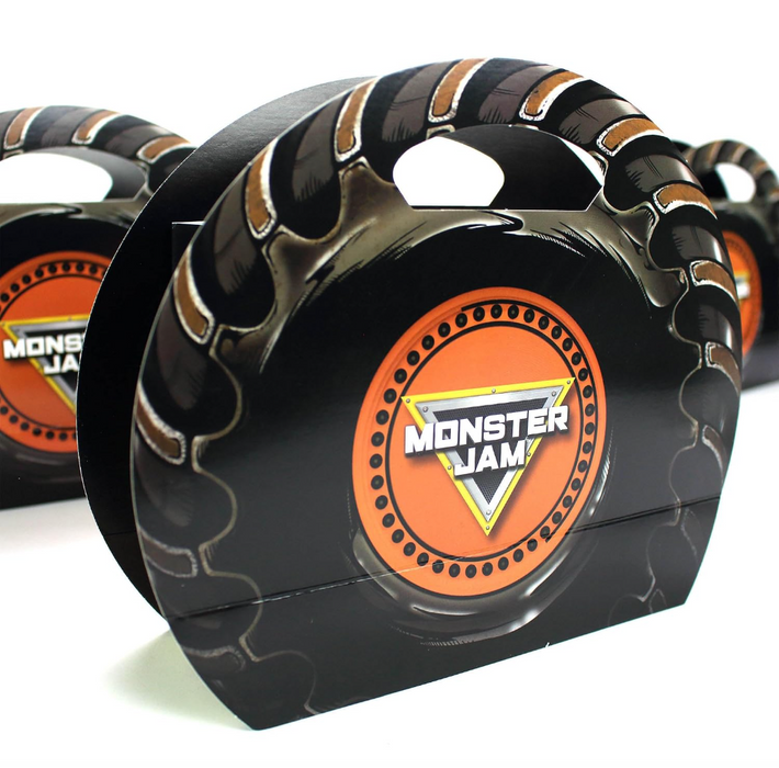Monster Jam Tire Favor Boxes | 8ct