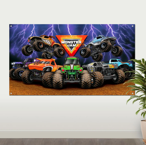 Monster Jam Fabric Wall Banner | 1ct