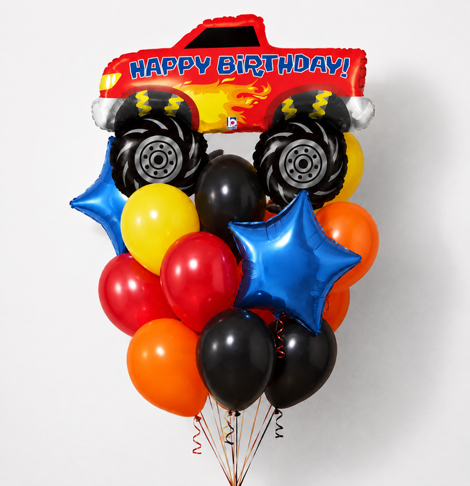 Big Wheels Birthday Bouquet | 15pc