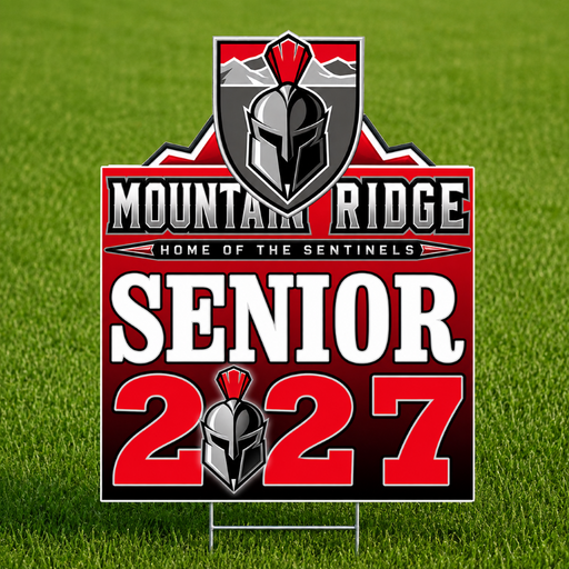 Mountain Ridge High School 2027 SR Yard Sign 18"x24X | 1ct