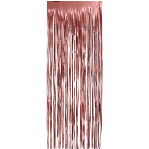 Rose Gold Foil Fringe Curtain | 1ct