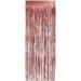 Rose Gold Foil Fringe Curtain shown against a plain white background — a party decorations party item.