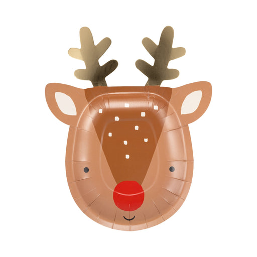 Rudolph Shaped Plate | 8ct