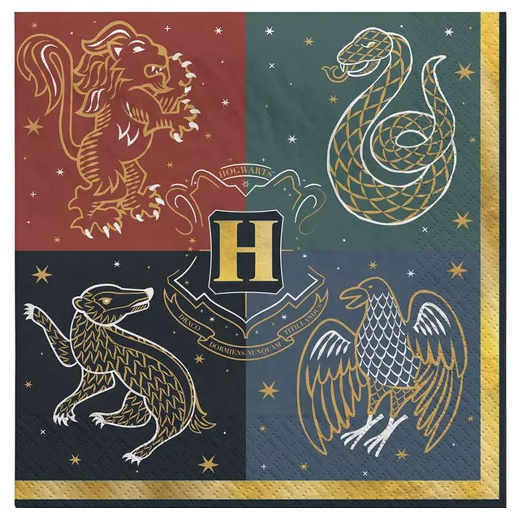 Harry Potter Hogwarts United Beverage Napkins | 16 ct — Zurchers