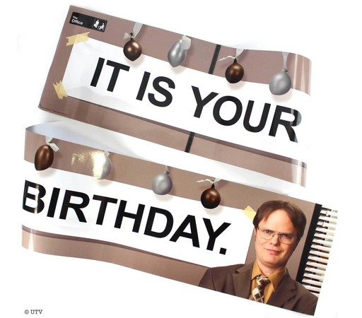 The Office Happy Birthday Banner | 1ct