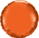 18" Orange Round Mylar | 1ct