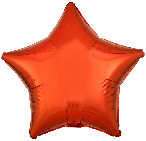 18" Orange Star Mylar | 1ct