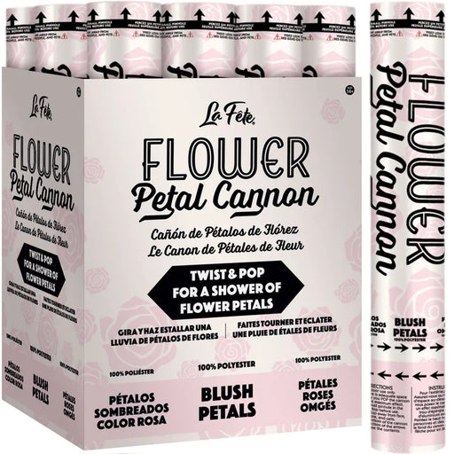12" Flower Petal Cannon Blush | 1ct