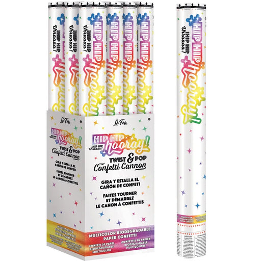 30" Value Multicolor Confetti Cannon | 1ct