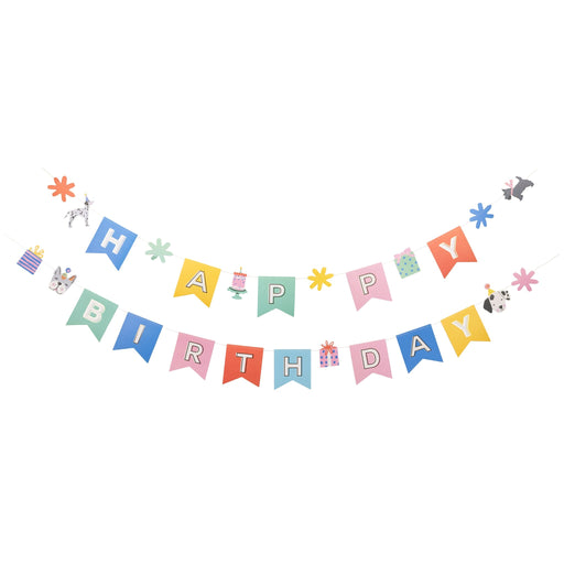 Happy Birthday Banner - Dog | 2pc