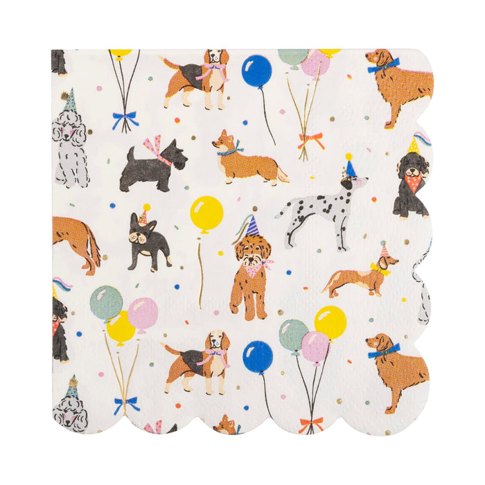 Dog Party Cocktail Napkin | 18ct