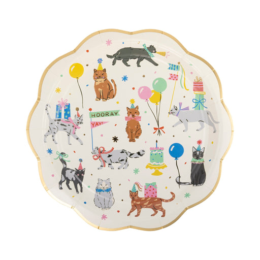 Cat Party Plate | 8ct