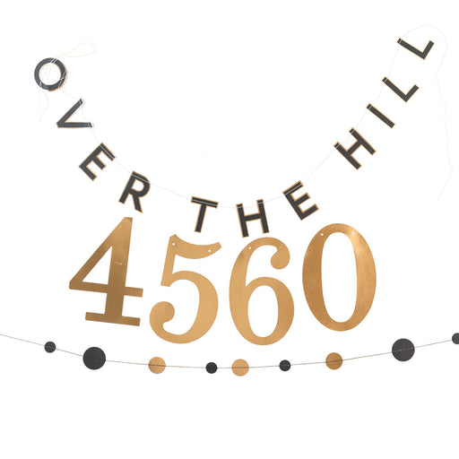 Over The Hill Birthday Banner Set