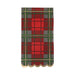 Red Christmas Plaid Dinner Napkin | 18ct