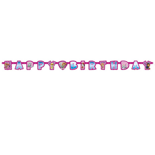 Paw Patrol Girl Birthday Banner 6.5' | 1ct